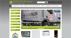 Desktop Screenshot of barralon-distribution.com